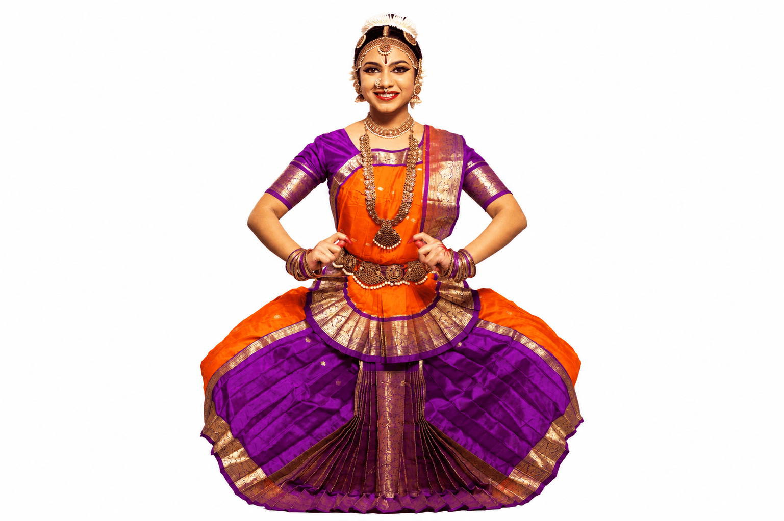 Bharatanatyam costumes for kids and adults